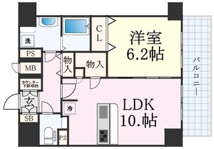 プレサンス三宮エレガンシアの物件間取画像